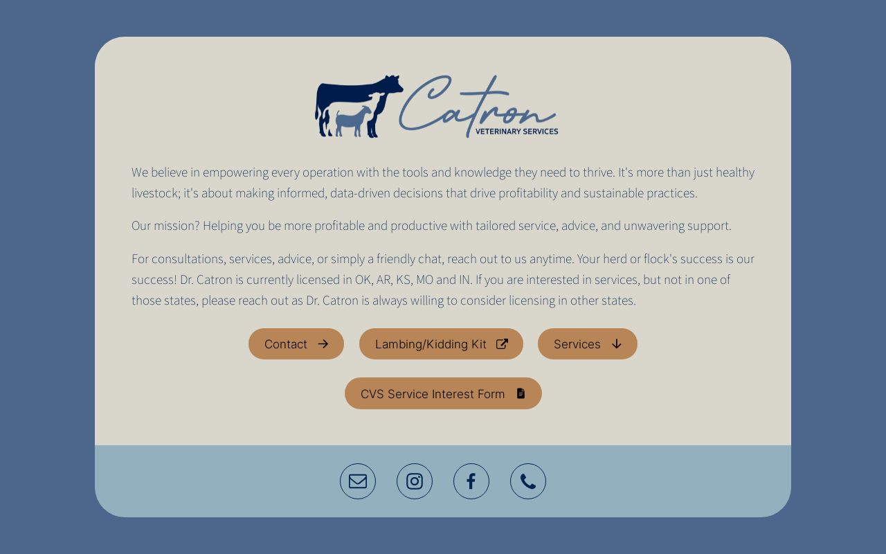 Catron Veterinary Services